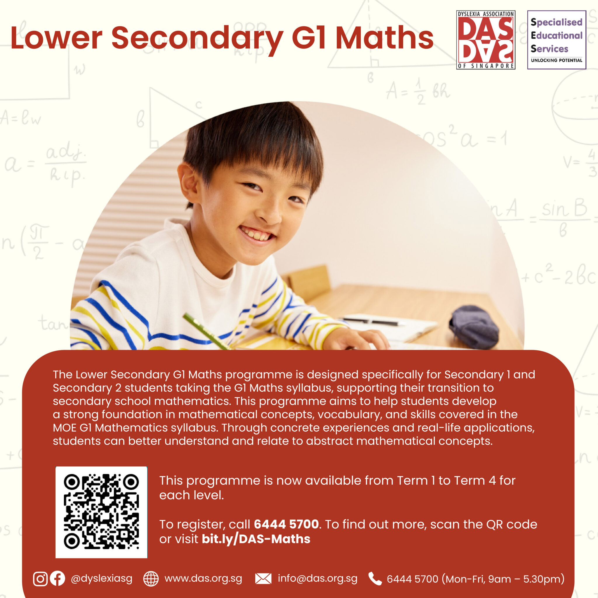 Maths Programme - Dyslexia Association of Singapore